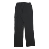 TREVOLUTION Womens Polyester Black Regular Straight Trousers W26 L33 Elastic