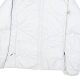 MAMMUT Womens White Lightweight Jacket L Polyester Blend Zip Plain Outdoor Wear