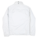 MAMMUT Womens White Lightweight Jacket L Polyester Blend Zip Plain Outdoor Wear