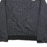 THE NORTH FACE Mens Black Zip Jacket XL Polyester Plaid Lightweight Outdoor