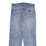 DICKIES 501 Mens Jeans Blue Regular Straight Denim Medium W30 L32 Classic Fit