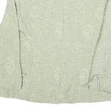 PLAZA SOUTH Womens Green Printed Shirt Long Sleeve Collared S Elegant
