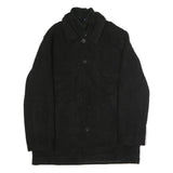 CHAPS Mens Black Cotton Jacket XL Zip Classic Stylish Casual Outerwear