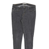 LEVI'S 535 Womens Slim Black Denim Raw W32 L32 Slim Fit Jeans Skinny