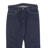 LEVI'S 751 Mens Jeans Blue Relaxed Straight Denim Raw W36 L24 Classic Style