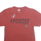 FANATICS Mens Red Coyotes Hockey Graphic T-Shirt M Short Sleeve Crew Neck