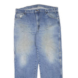DICKIES Mens Regular Fit Blue Denim Jeans W40 L32 Cotton Blend Zip Closure