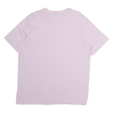 PUMA Womens Lilac Crew Neck Short Sleeve Classic Fit Cotton T-Shirt L