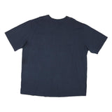 CARHARTT Mens Navy Blue Graphic Pocket T-Shirt 2XL Short Sleeve Crew Neck