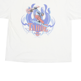 Mens White Lake Tahoe Hard Rock Cafe Graphic T-Shirt M Short Sleeve Crew Neck