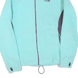 THE NORTH FACE Womens Blue & Grey Zip Jacket XL Polyester Blend Fleece Outdoor