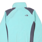 THE NORTH FACE Womens Blue & Grey Zip Jacket XL Polyester Blend Fleece Outdoor