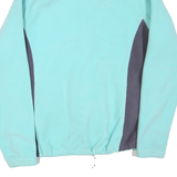 THE NORTH FACE Womens Blue & Grey Zip Jacket XL Polyester Blend Fleece Outdoor