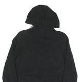 ADIDAS Womens Black Hoodie Jacket L Polyester Blend Plain Zip Casual Sportswear