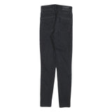 LEVI'S 721 Womens Jeans Black Slim Skinny Denim Dark W23 L28 Stretch Fashion