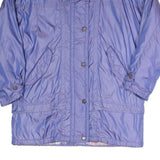 KLEPPERS Womens Purple Jacket L Polyester Blend Zip Lightweight Casual