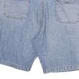 WRANGLER Mens Denim Cargo Blue Shorts 3XL W38 Relaxed Fit Workwear