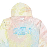 EXIST Womens Pastel Tie Dye Humboldt County Hoodie L Cotton Blend Casual