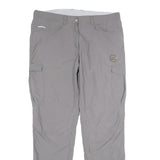 MAMMUT Womens Polyamide Grey Regular Straight Trousers W34 L34 Outdoor Hiking