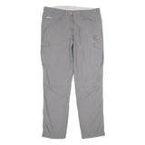 MAMMUT Womens Polyamide Grey Regular Straight Trousers W34 L34 Outdoor Hiking
