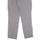 MAMMUT Womens Polyamide Grey Regular Straight Trousers W34 L34 Outdoor Hiking