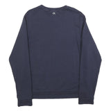 CALVIN KLEIN Mens Navy Blue Sweatshirt Crew Neck M Logo Print
