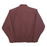 CASUALLAND Mens Maroon Zip Jacket M Polyester Blend Casual Basic