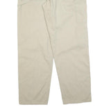 LEE Mens Regular Beige Cotton Blend Trousers W36 L31 Casual Zip Closure