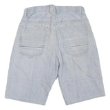 TOWNZ CLOTHING Mens Light Blue Denim Casual Shorts M W34 Relaxed Fit Pocketed