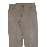 CARHARTT Mens Jeans Brown Relaxed Straight Denim W40 L32 Workwear Durable Zip