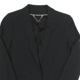 MAX&CO Womens Black Tailored Jacket XS Polyester Blend Button Closure Classic