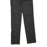 DIESEL Womens Regular Fit Black Denim Jeans Cotton Blend W28 L32 Stylish Zip