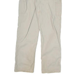 CARHARTT Mens Beige Cotton Blend Regular Fit Straight Leg Trousers W32 L33