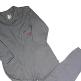 DICKIES Mens Grey Cotton Regular Fit Dungarees XL W46 L28 Workwear Utility