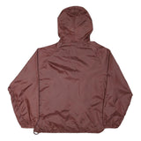 MV SPORT Mens Maroon Florida State Hooded Jacket 2XL Nylon Plain Zip Pullover