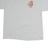 DISNEYLAND Womens Grey 2008 Graphic T-Shirt XL Short Sleeve Crew Neck Vintage