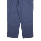 DICKIES Mens Regular Fit Navy Blue Work Trousers W42 L29 Zip Closure Durable