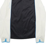 MAYA MAYA Womens White & Black Track Jacket XL Polyester Zip Athletic Activewear