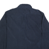 TOMMY HILFIGER Mens Blue Check Shirt XL Cotton Classic Button Down Casual
