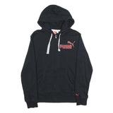 PUMA Mens Black Zip Hoodie S Cotton Blend Casual Sport