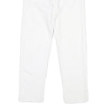 LEVI'S Big E Womens Jeans White Regular Straight Denim W28 L26 Button Closure