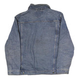 OSCAR Mens Blue Denim Cotton Button Jacket L Casual Classic Fit Outerwear