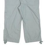 LOFT Womens Shorts Blue Casual Cargo M W30 Cotton Blend Utility Pockets