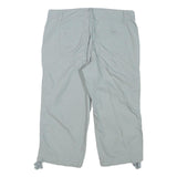 LOFT Womens Shorts Blue Casual Cargo M W30 Cotton Blend Utility Pockets