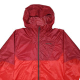 PATAGONIA Mens Red & Burgundy Outdoor Waterproof Jacket XL Polyester Blend Zip