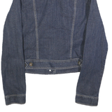 CALVIN KLEIN JEANS Womens Blue Denim Cotton Button Jacket L Casual Stylish