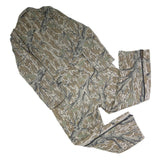 COMMANDER Mens Beige Brown Cotton Blend Dungarees L W40 L28 Camouflage Relaxed