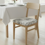 Anyseat White with Black Sketch Lines Print Chair Cover – Stretch Washable Removable Seat Cover for Dining & Kitchen