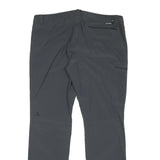 SCHOFFEL Womens Polyester Blend Grey Regular Fit Straight Trousers W35 L30