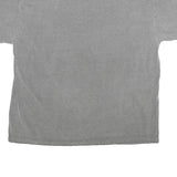 Mens Grey Graphic Racing Cotton T-Shirt L Short Sleeve Crew Neck Vintage Style